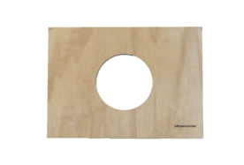 Achterhout 290x400mm Multiplex 9mm sparingsmaat 83-240mm