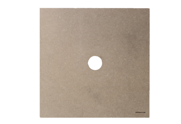Achterhout 590x590mm MDF 9mm sparingsmaat 20-79mm