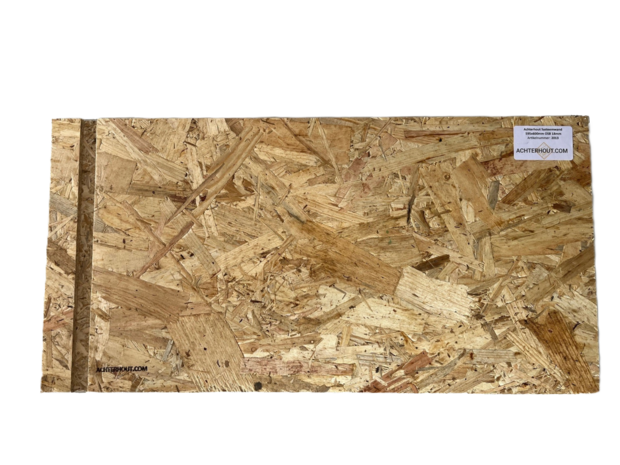 Achterhout Systeemwand 595x200mm OSB 18mm met groef