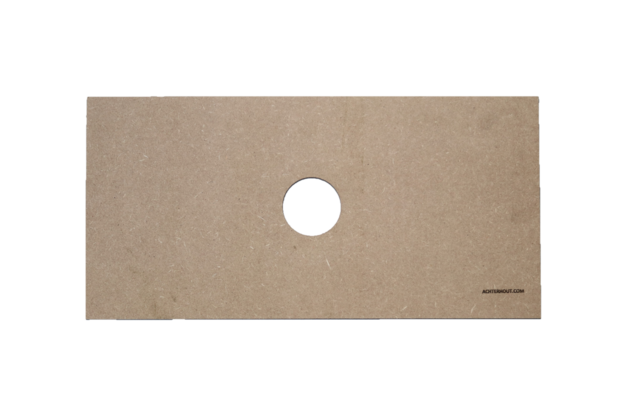 Achterhout 290x590mm MDF 9mm sparingsmaat 20-79mm